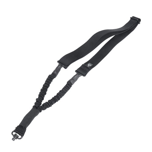 UTG - Zawieszenie do broni Bungee Sling QD - 1-punktowe - Czarny - PVC-GB507B-1 59250