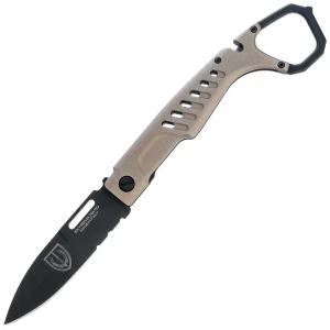 Nóż składany Extrema Ratio MH-STEALTH Desert Aluminium, Black N690 (04.1000.0483/BLK/TM)