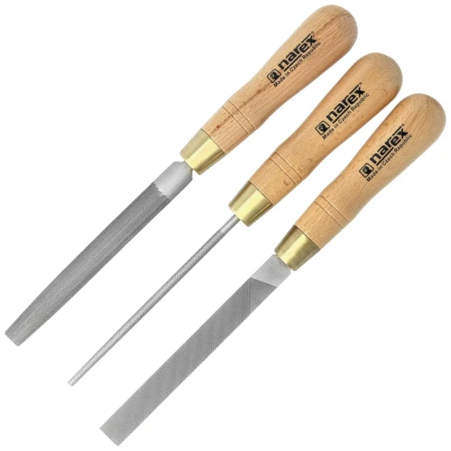 Zestaw pilników do metalu Mikov Narex Profi 3 szt. 150 mm (854301)-1 59382