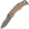 Nóż składany ESP EK-KB-01 Khaki/Black PA66 Polyamide, Titanium Gray PVD AUS-8-1 59403