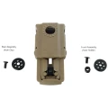 Mocowanie na pas ESP Roto 360° Belt Clip, zaciskane - Khaki (UBC-01 KH)-2 59431