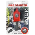 Krzesiwo Barbaric 33285 Fire Starter Red/Black z kompasem-5 59463
