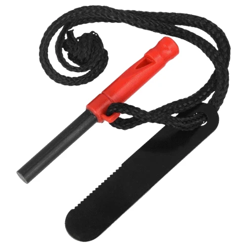 Krzesiwo Barbaric 33902 Fire Starter Red z gwizdkiem-1 59466