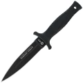 Nóż boot K25 RK-31699 Black Rubber, Black Titanium 7Cr17Mov-1 59522