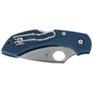 Nóż składany Spyderco Dragonfly 2 Cobalt Blue FRN, Satin CPM SPY27 by Sal Glesser (C28PCBL2)  EDC