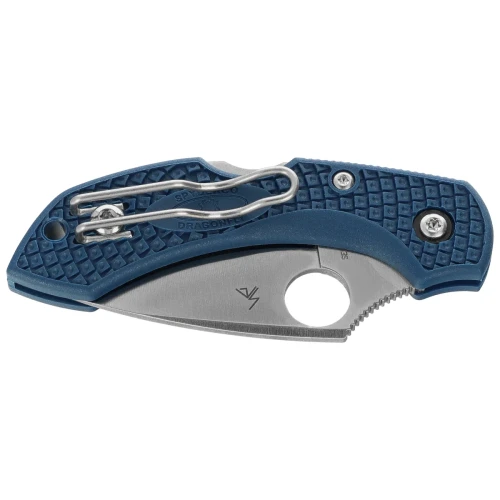 Nóż składany Spyderco Dragonfly 2 Cobalt Blue FRN, Satin CPM SPY27 by Sal Glesser (C28PCBL2)-2 59574 