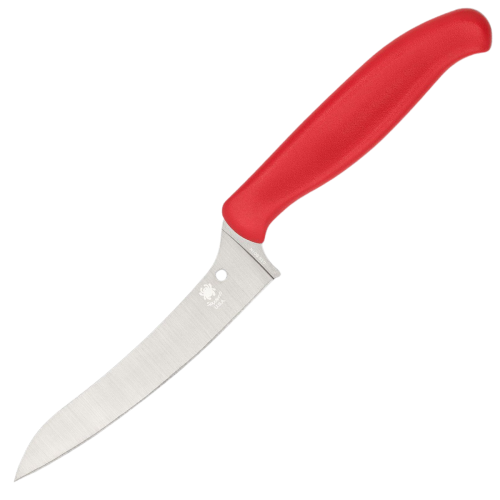 Nóż kuchenny Spyderco Z-Cut Pointed Tip Red Polypropylene, Satin CTS BD1N (K14PRD)-1 59577 