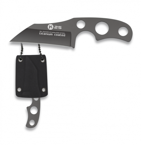 Nóż na szyję K25 RK-32330 Neck Knife Titanium Nakted, Titanium 7Cr17Mov-1 59603 