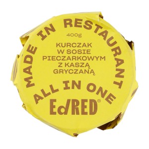 Konserwa Ed Red All in One Kurczak w sosie pieczarkowym z kaszą gryczaną 400 g