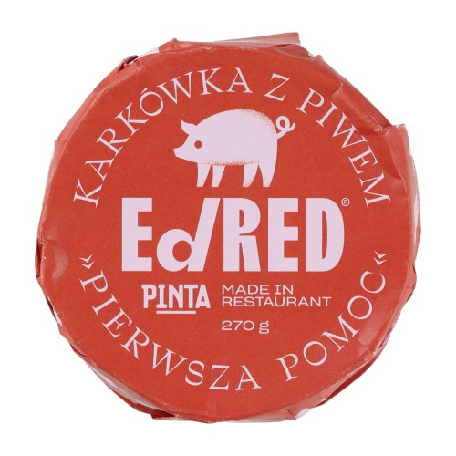 Konserwa Ed Red Originals Karkówka z piwem "Pierwsza Pomoc" 270 g- 59687 