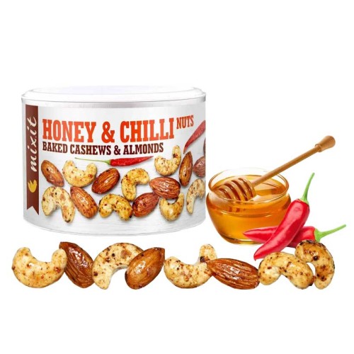 Pieczone orzechy z miodem i chili Mixit Chilli Mix Nuts 140 g- 59745 