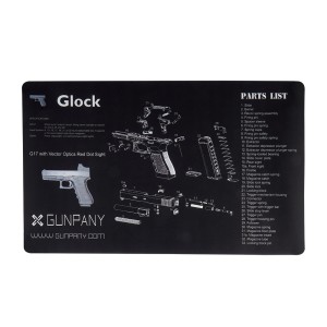 Gunpany - Mata do czyszczenia broni Glock Gun - Czarny - SCBM-02