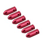 GunPany - Zbijaki do broni Snap Caps - .40 S&W - Aluminium - 6 sztuk - Czerwone - SCSC-09