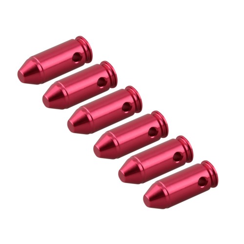 GunPany - Zbijaki do broni Snap Caps - .40 S&W - Aluminium - 6 sztuk - Czerwone - SCSC-09-1 59776 