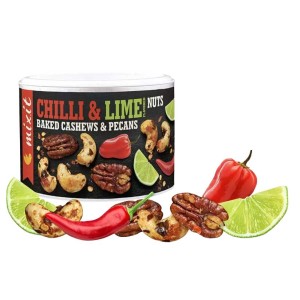 Pieczone orzechy o smaku limetki z habanero Mixit Chilli & Lime Nuts 150 g