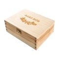 Kieliszki Golden Fox Qube z odlewaną plakietką mosiądz 6 szt. w drewnianym pudełku-5 59810 
