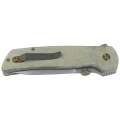 Nóż składany Fox Original Gangster OD Green Canvas Micarta, Stonewashed MagnaCut by Bob Terzuola (FX-ATC-OG01 MOD)-2 59817 