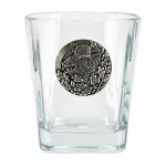 Szklanki do whisky Golden Fox Geo zdobione odlewanym elementem, 6 szt.