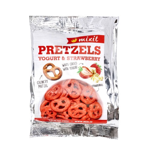 Precelki Mixit do kieszeni jogurt i truskawki 70 g- 59831 