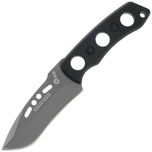Nóż na szyję K25 RK-32178 Neck Knife Black G10, Titanium 7Cr17Mov-1 59844 
