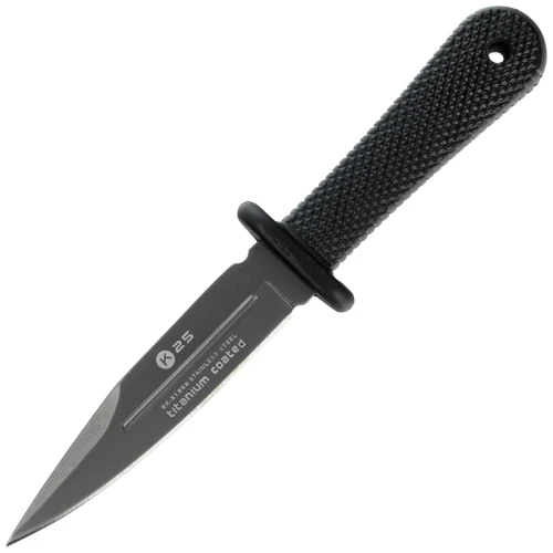 Nóż na szyję K25 Botero Neck Knife Black ABS, Titanium 7Cr17MoV (31898)-1 59847 