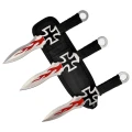 Noże do rzucania Martinez Albainox Cross Set 3 szt Black Cord, Stain 3Cr13Mov (31884)-1 59850 