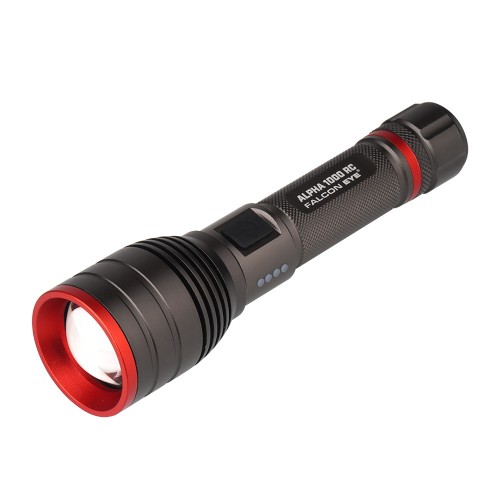 Falcon Eye - Latarka ręczna Alpha 1000 RC - Strobe - Focus - 1000 lm - Czarna - FHH0122-1 59863 