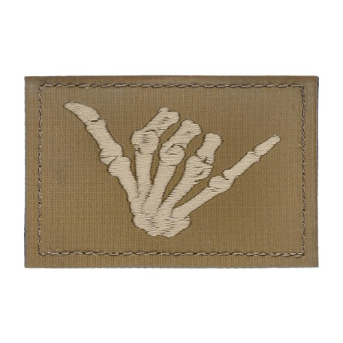 Naszywka GTG Skeleton Shaka Coyote Brown- 59895 