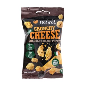 Chrupiący ser do kieszeni Mixit Cheddar irlandzki z pieprzem 20 g