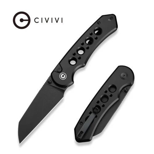 Nóż składany Civivi Pragma Prime Black Aluminium, Black Stonewashed 14C28N (C24067-1)-1 59955 