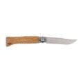 Nóż składany Opinel 8 inox dąb seria Animal - łoś-1 60031 