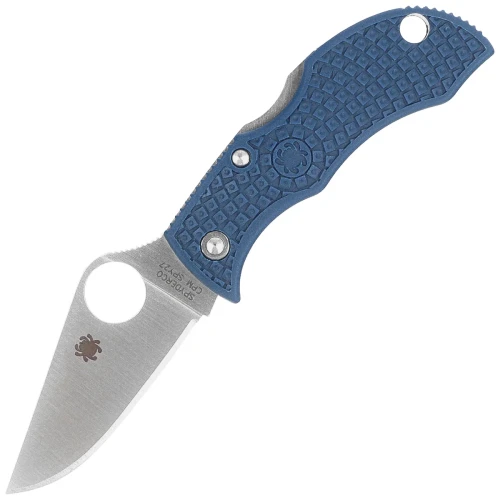 Nóż składany Spyderco Manbug Cobalt Blue FRN, Satin CPM SPY27 by Sal Glesser (MPCBL)-1 60191 