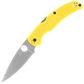 Nóż składany Spyderco Native Chief 2 Lightweight Salt Yellow FRN, Satin MagnaCut by Sal Glesser (C244PYL)-1 60192 