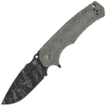 Nóż składany Fox Uro OD Green Canvas Micarta, Acid Washed Niolox by Wander Tactical (FX-557)-1 60211 