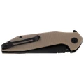 Nóż składany Kubey Nova Tan G10, Blackwashed D2 (KU117K)-2 60260 