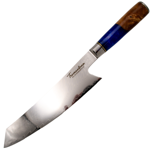 Nóż Kuchenny Tramuntana Decor Habitat Kiritsuke Stabilized Wood/Epoxy, VG10 Damascus (TK-CD01)-1 60296 