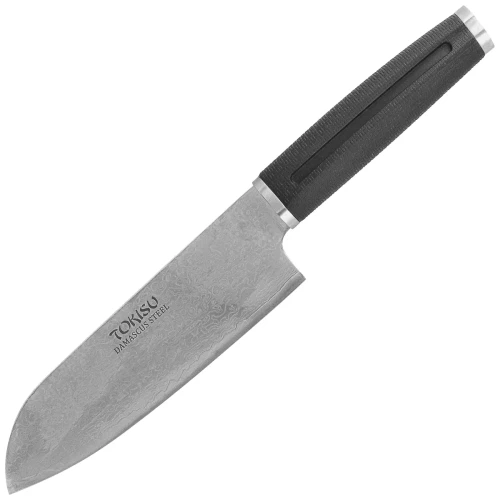 Nóż kuchenny Tokisu Santoku Black Rubber, Damascus (17477)-1 60302 