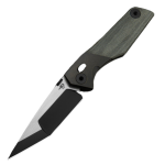 Nóż składany Bestech Cetus Black Bronze Titanium / Black Canvas Micarta, Black PVD / Satin M390 by Poltergeistworks (BT2304A)