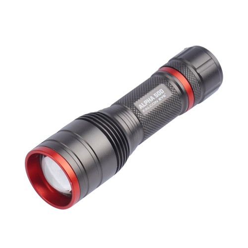 Falcon Eye - Latarka ręczna Alpha 500 - Strobe - Focus - 500 lm - Czarna - FHH0121-1 60334 