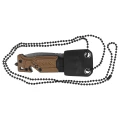 Nóż składany na szyję K25 RK-19652 Rubbered Black / Coyote Aluminium, Titanium 7Cr17MoV-2 60360 
