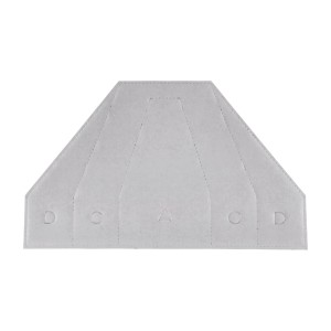 Tarcza kartonowa Range Solutions IPSC połówki biało-brązowe 50 szt.