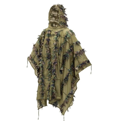 Helikon - Strój maskujący Leaf Ghillie Poncho® - US Woodland - PO-LFG-PO-03-1 60467 