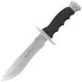 Nóż Muela 85-162 Black Rubber, Satin Nitro-42-1 60501 