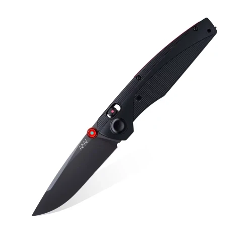 Nóż składany ANV A100 BB Black GRN, Black DLC Sleipner (ANVA100-019)-1 60512 