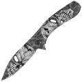 Nóż składany Martinez Albainox Skull 3D Aluminium, 3D Printed 3Cr13Mov (18477)-1 60515 