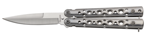 Nóż składany motylek Martinez Albainox Balisong Shiny Steel, Shiny 3Cr13Mov (02224)-1 60526 