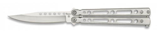Nóż składany motylek Martinez Albainox Balisong Shiny Steel, Shiny 3Cr13Mov (02212)-1 60527 