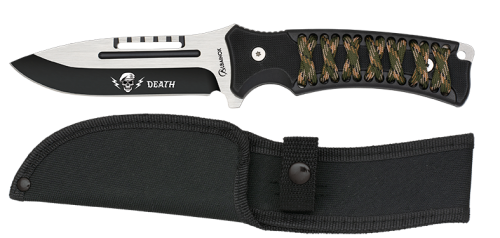Nóż Martinez Albainox ABS Black/Camo Stringing, Brushed Black 3Cr13Mov (32796)-1 60551 
