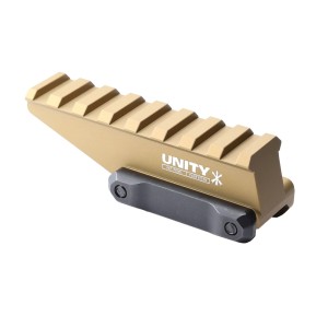 Unity Tactical - Montaż FAST Absolute Riser - Picatinny - Aluminium - FDE - FST-RAB-FDE