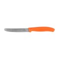 Nóż kuchenny Victorinox Swiss Classic 6.7839.C1 ząbkowany z zaokrąglonym czubkiem pomarańczowy- 60644 